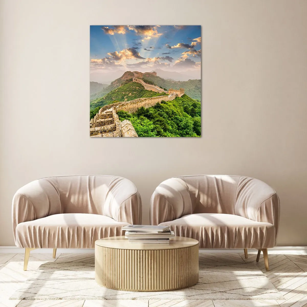 Obraz na skle - Nepominuteľná veľkosť - 70x70 cm