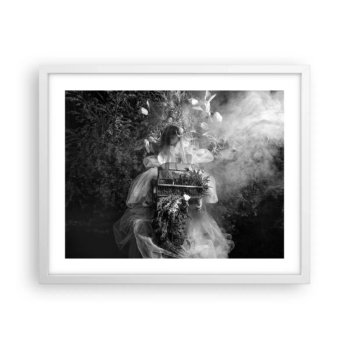 Plagát v bielom ráme - Matka Príroda - 50x40 cm