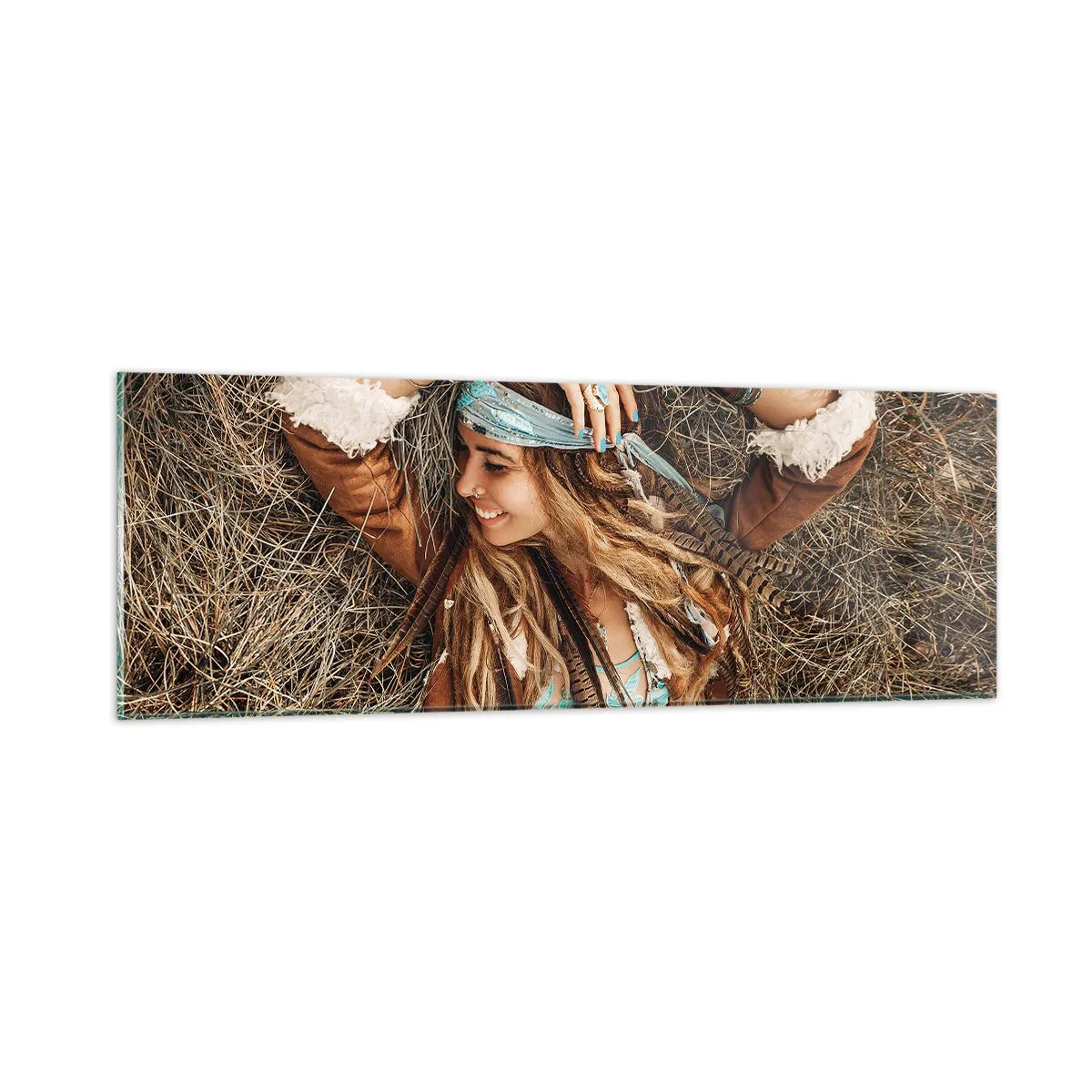 Obraz na skle - Na ceste do leta lásky - 90x30 cm