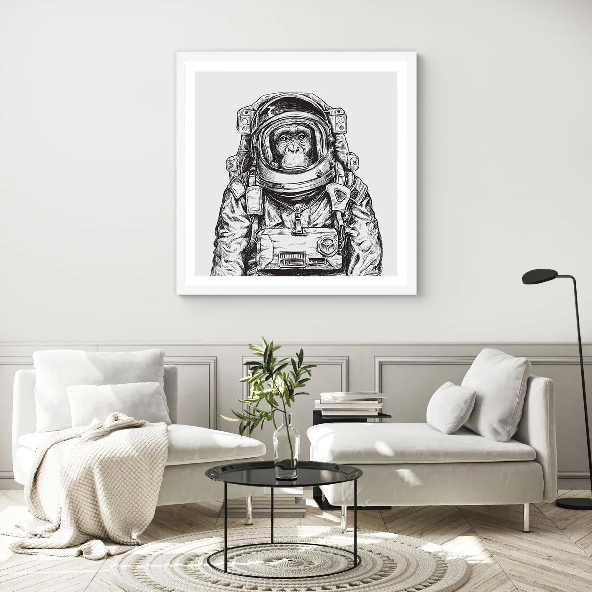 Plagát v bielom ráme - Alternatívny vývoj - 50x50 cm