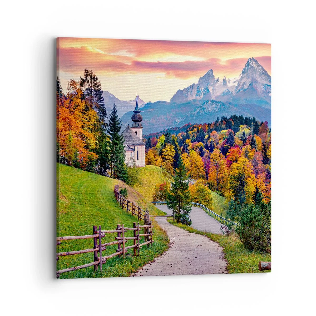 Obraz na plátne - Úplne ideálna krajina - 70x70 cm