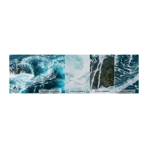 Vzorka fototapety Premium Sand - Brána do vnútra Zeme - More, Abstrakcia, Kus - 100x30 cm