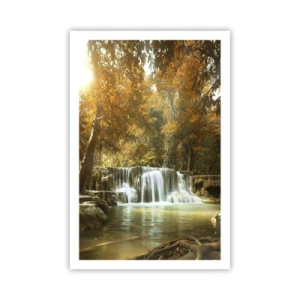 Plagát - Parkový vodopád - 61x91 cm