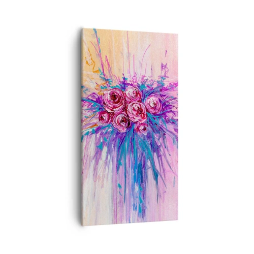 Obraz na plátne - Ružová fontána - 55x100 cm
