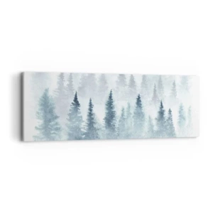 Obraz na plátne - Zahalené hmlou - 90x30 cm