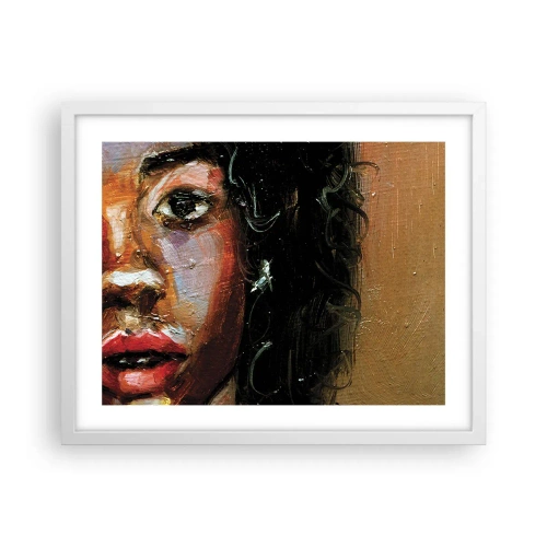 Plagát v bielom ráme - Čierna a jas - 50x40 cm