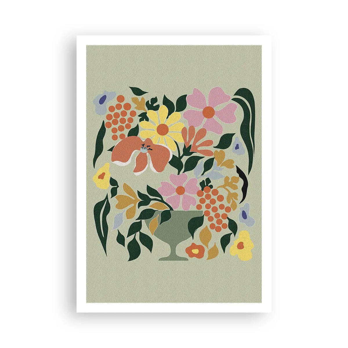 Plagát - Kytica prekypujúca životom - 70x100 cm