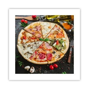 Plagát - Vejár chutí - 40x40 cm