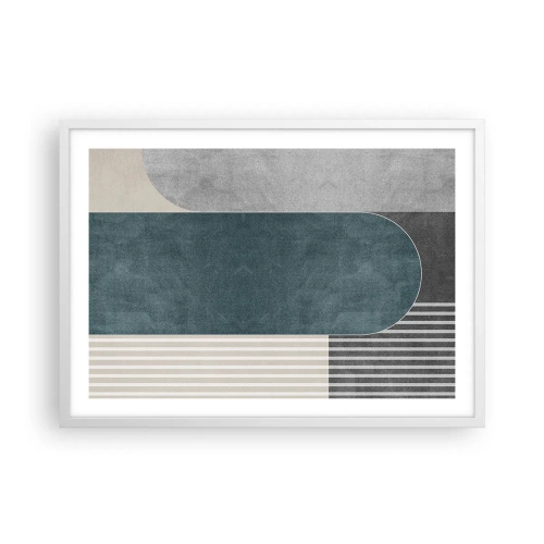 Plagát v bielom ráme - Kompozícia na úrovni - 70x50 cm