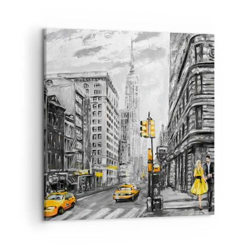 Obraz na plátne - Newyorský príbeh - 50x50 cm