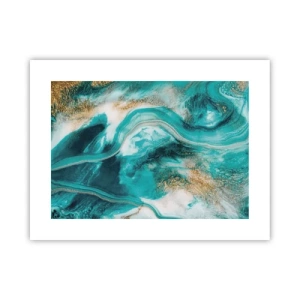 Plagát - Rieka zlata - 40x30 cm