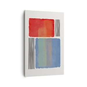 Obraz na plátne - Duch a písmeno geometrie - 80x120 cm