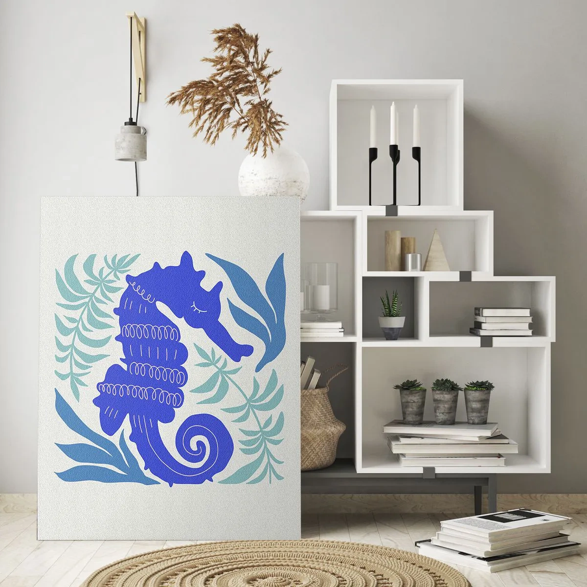 Obraz na skle - Na podvodnej lúke - 80x120 cm