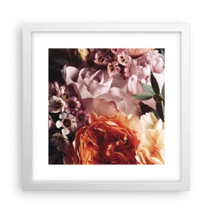 Plagát v bielom ráme - Zabalené do krásy - 30x30 cm