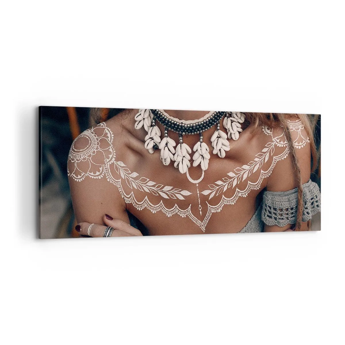 Obraz na plátne - Talizmany, rituály ženskosti - 120x50 cm