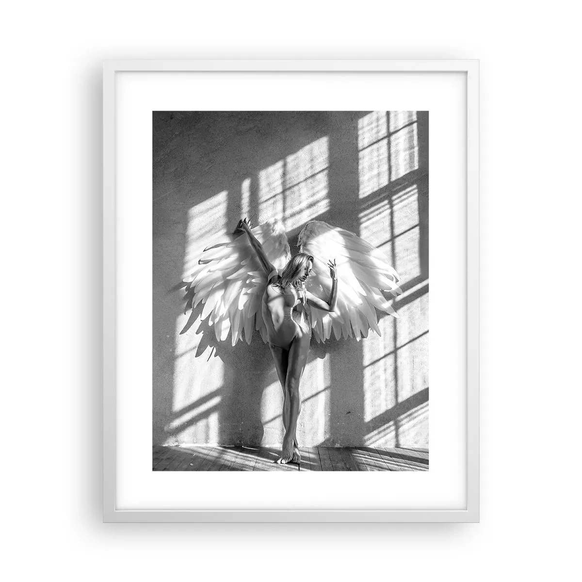 Plagát v bielom ráme - Priamo z neba - 40x50 cm