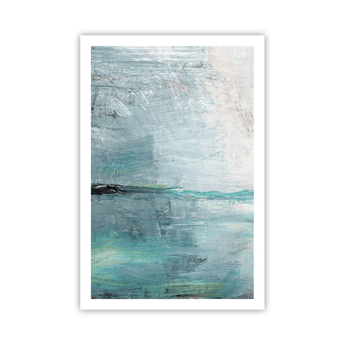 Plagát - Horizontálne v modrej - 61x91 cm