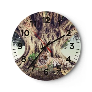 Nástenné hodiny - Pohľad z knihy Mojžišovej - 30x30 cm