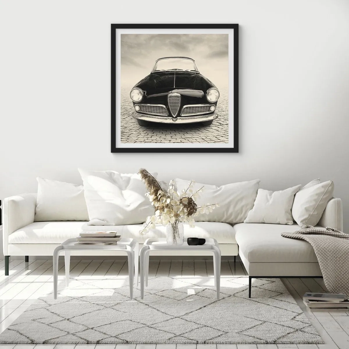 Plagát v čiernom ráme - Ako ma nemilovať? - 50x50 cm