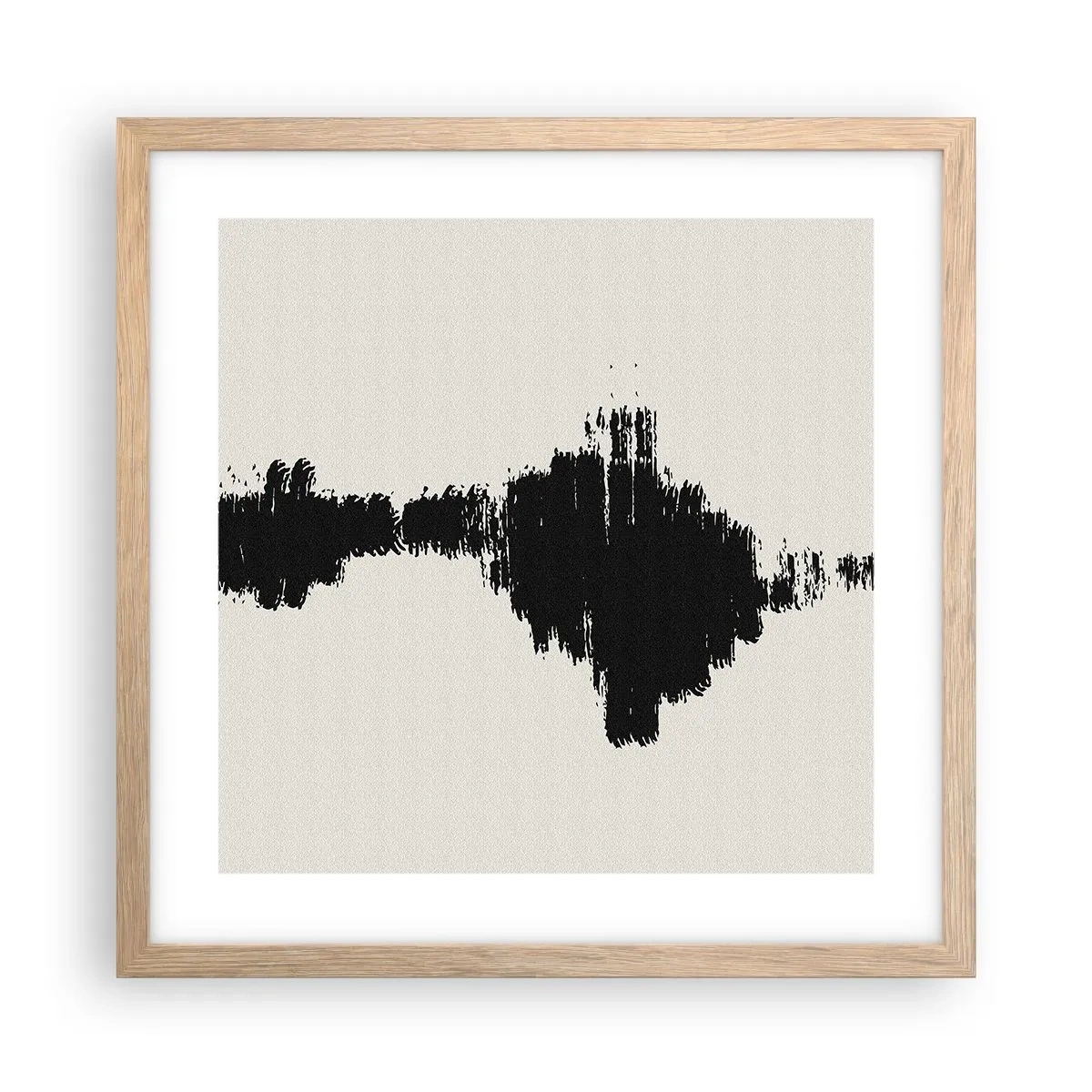 Plagát v ráme zo svetlého duba - Vibrácie predstavivosti - 40x40 cm