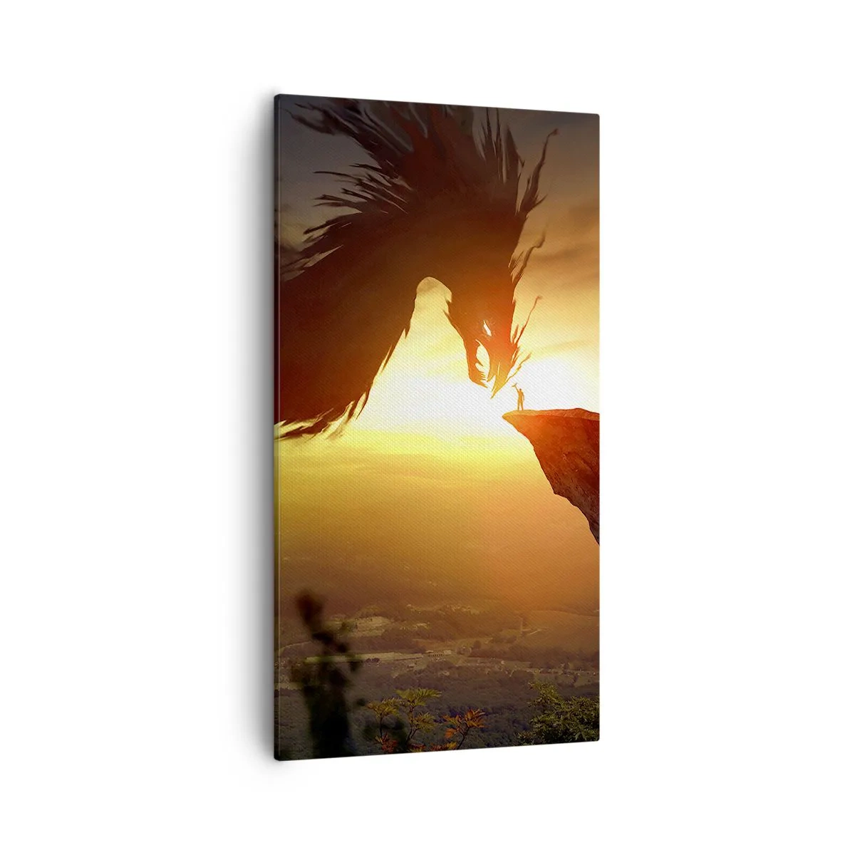 Obraz na plátne - Premožiteľ draka - 55x100 cm