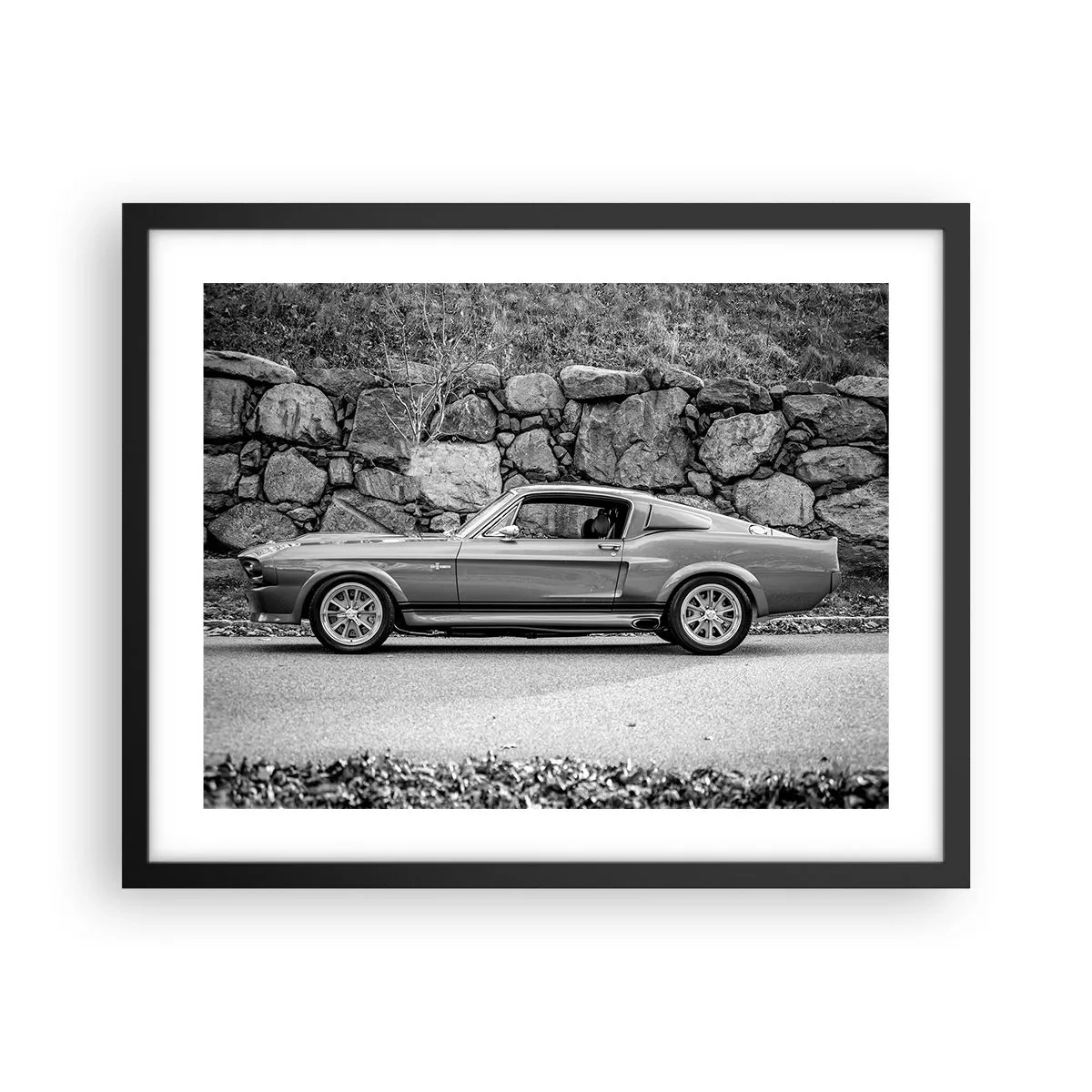 Plagát v čiernom ráme - Legenda 60. rokov - 50x40 cm