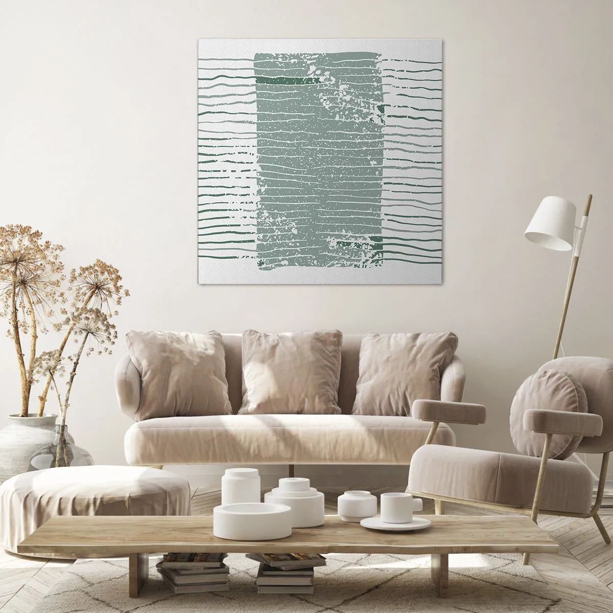 Obraz na plátne - Morská abstrakcia - 50x50 cm