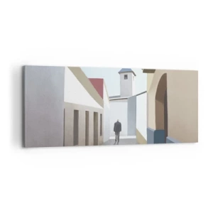 Obraz na plátne - Slnečná prechádzka - 100x40 cm