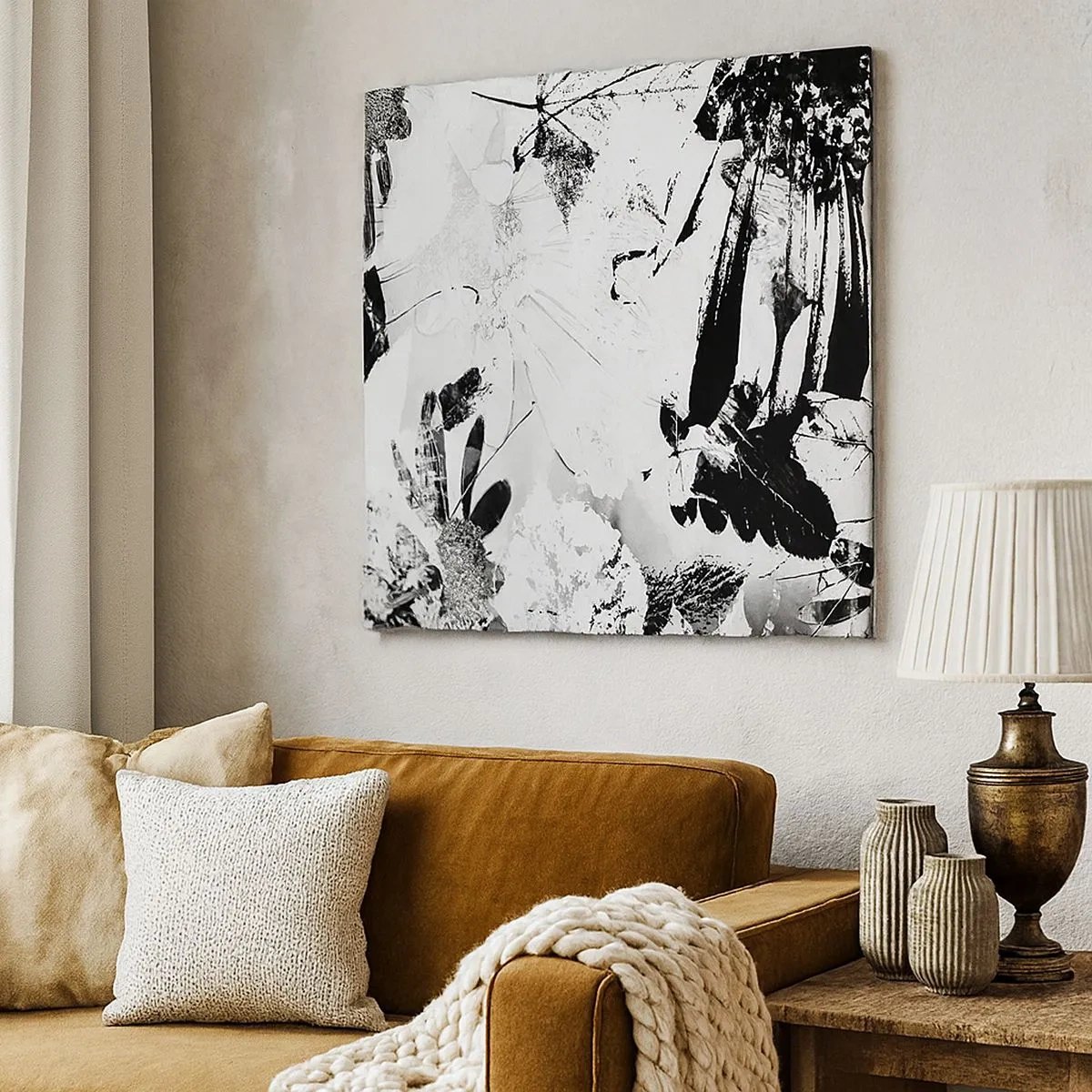 Obraz na plátne - Jeseň v negatíve - 30x30 cm