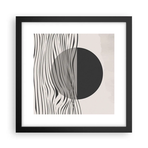 Plagát v čiernom ráme - Polovičná kompozícia - 30x30 cm