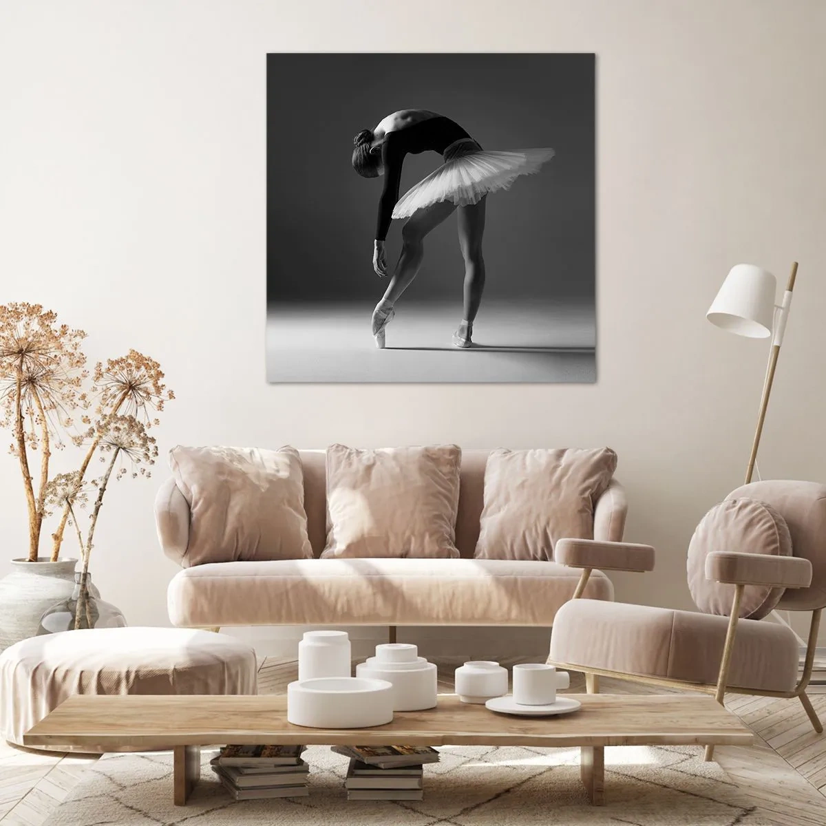 Obraz na plátne - Bella ballerina - 30x30 cm