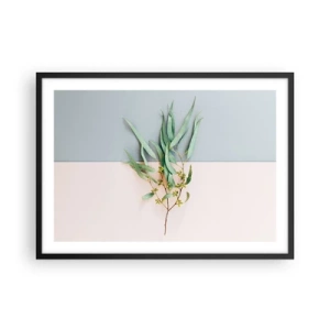 Plagát v čiernom ráme - Pastelová jemnosť - 70x50 cm