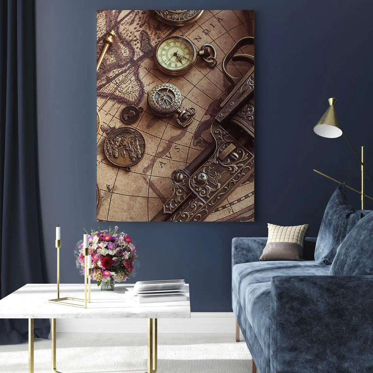 Obraz na skle - Dobrodružstvo volá - 80x120 cm