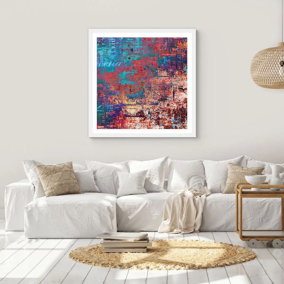 Plagát v bielom ráme - Pamäť a zabudnutie - 50x50 cm