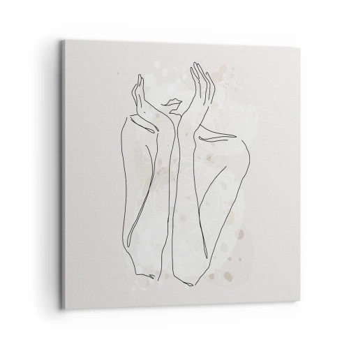 Obraz na plátne - Zasnený okamih - 60x60 cm