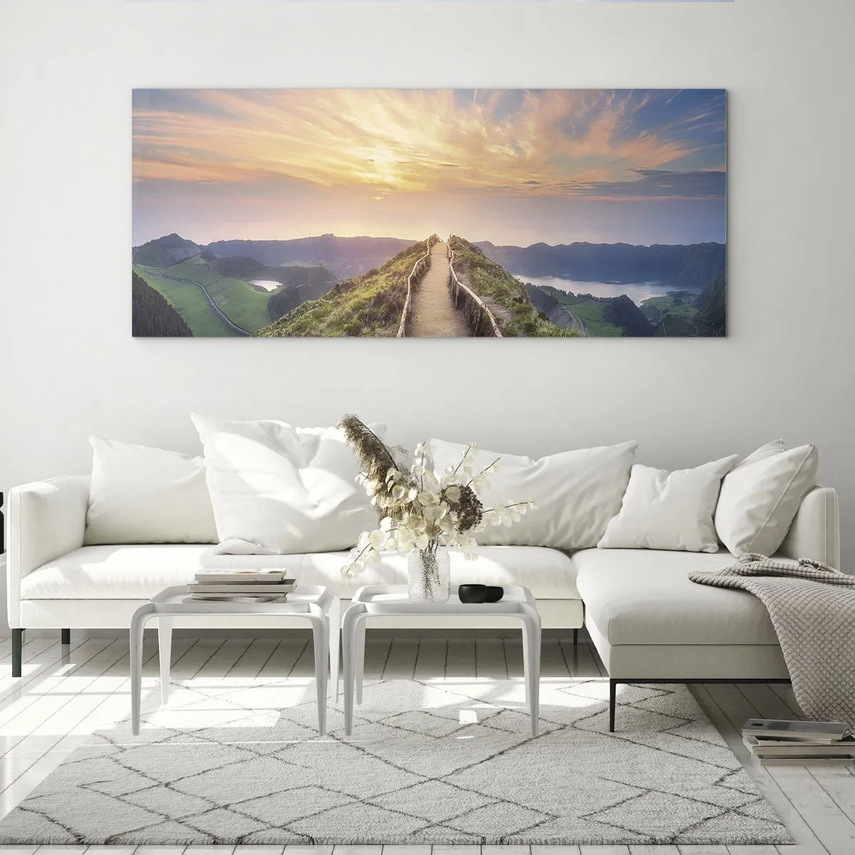 Obraz na skle - Blízko neba - 120x50 cm