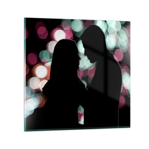 Obraz na skle - Áno! - 70x70 cm