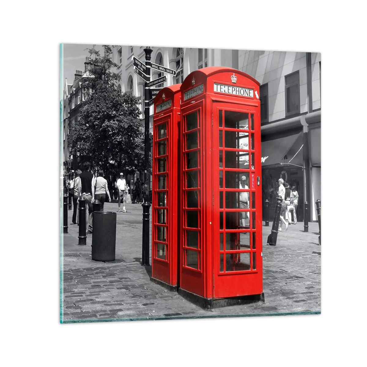 Obraz na skle - , - 70x70 cm