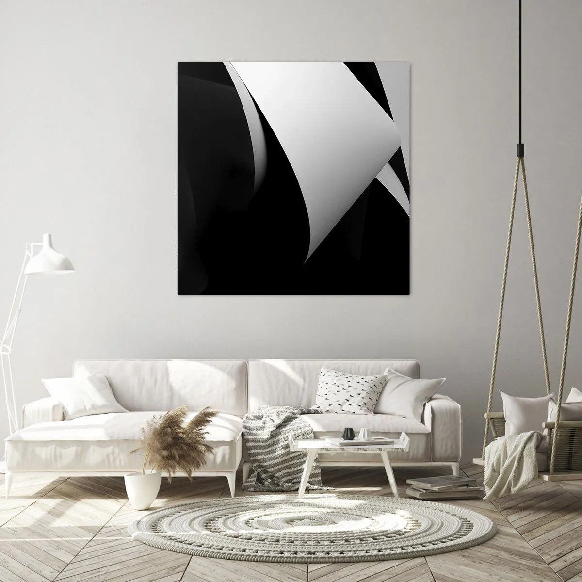 Obraz na plátne - Svetlo z hlbín tieňa - 40x40 cm