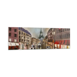 Obraz na skle - Počíta sa iba ona - 160x50 cm