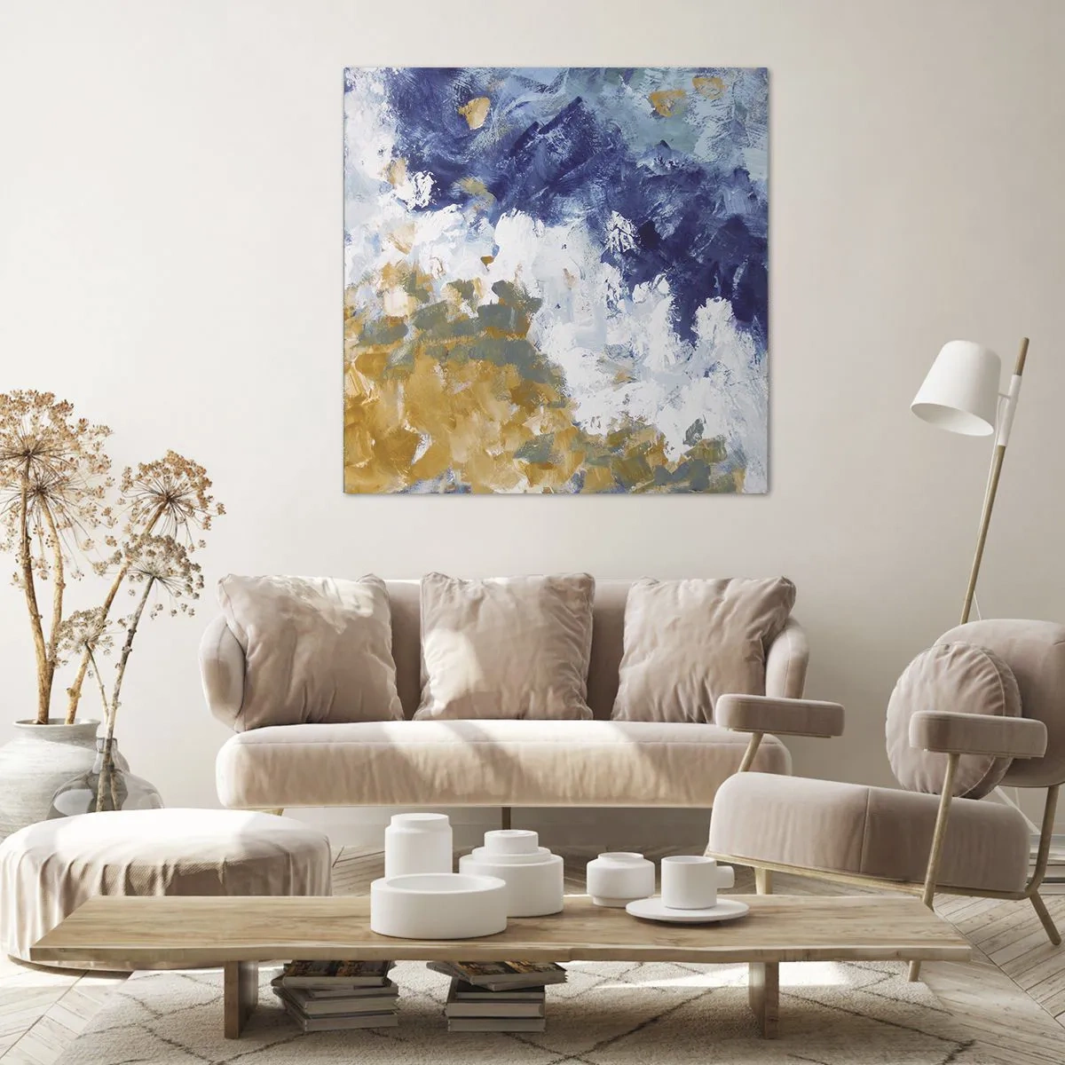 Obraz na plátne - Tanec živlov - 50x50 cm