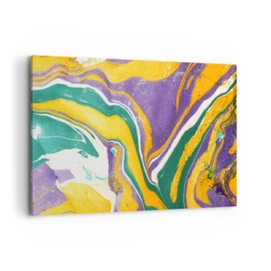 Obraz na plátne - Vlny farieb - 120x80 cm