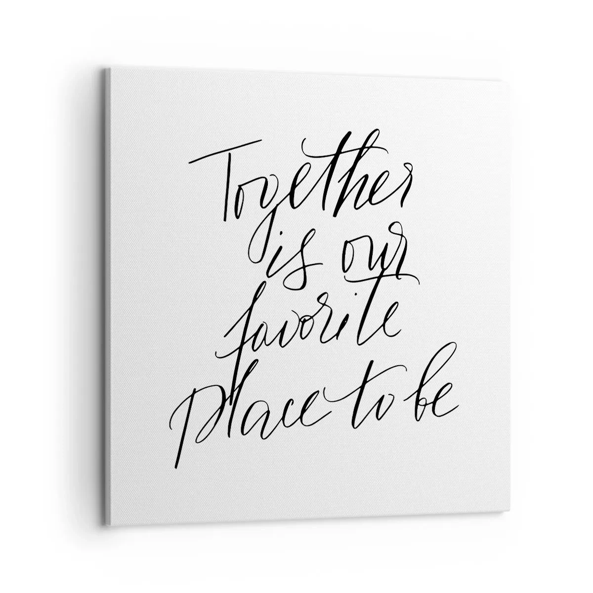 Obraz na plátne - Cítite to tiež? - 60x60 cm