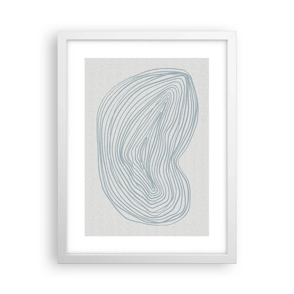 Plagát v bielom ráme - Úsmev kvapky - 30x40 cm