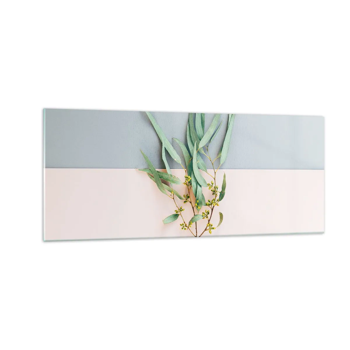 Obraz na skle - Pastelová jemnosť - 100x40 cm