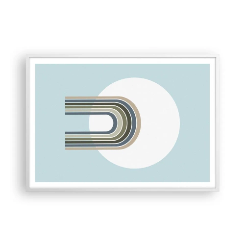 Plagát v bielom ráme - Neodolateľná príťažlivosť - 100x70 cm