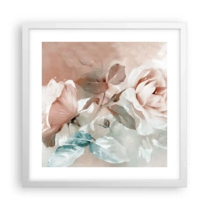 Plagát v bielom ráme - Duch romantizmu - 40x40 cm