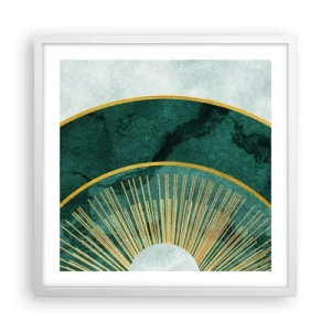 Plagát v bielom ráme - Iná slnečná sústava - 50x50 cm