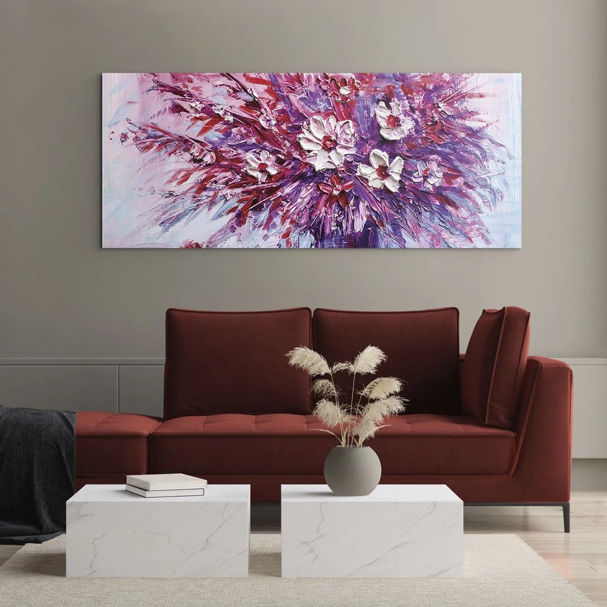 Obraz na skle - Nevinnosť a vášeň - 100x40 cm