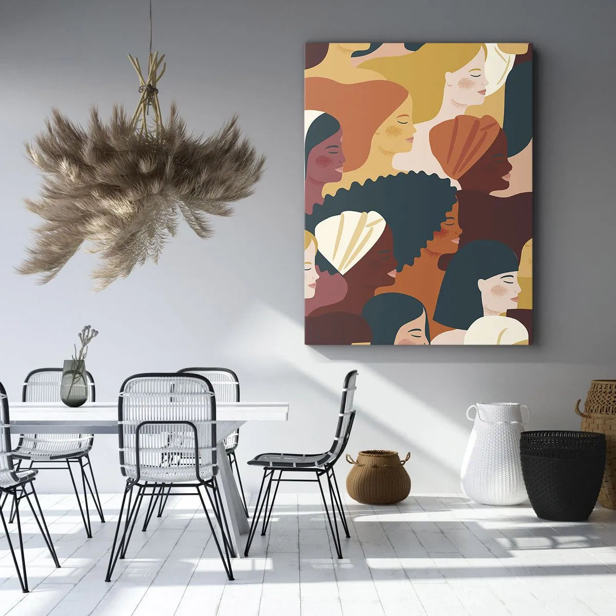 Obraz na plátne - Iba ženskosť - 80x120 cm